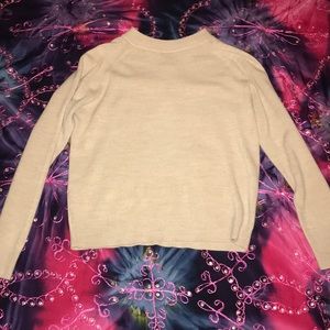 Sweater with Zipper on back